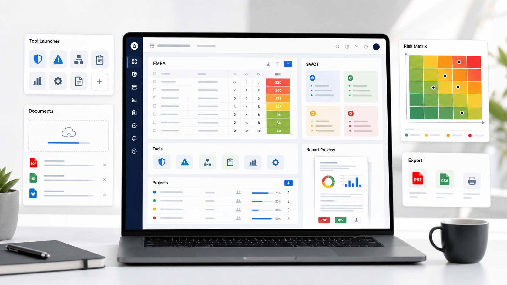 FastInSightly risk analysis and reporting workspace.